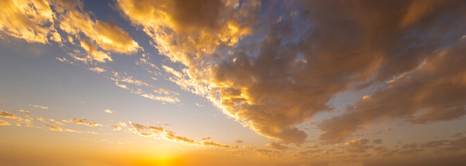Wall Mural - beautiful colorful clouds in the sky at sunrise