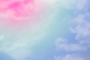 Wall Mural - cloud background with a pastel colour