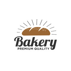 Wall Mural - Bakery / bread retro simple logo design inspiration