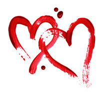 Blood Red Hearts Free Stock Photo - Public Domain Pictures