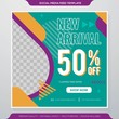 © Fuadi Alhusaini - social media sale feed template with minimalist style and modern concept use for social media ads and digital marketing promotion kit