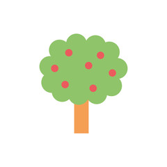 Poster - tree plant forest isolated icon