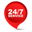 © Michal Hubka - red vector banner 24/7 service