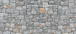Leinwandbild Motiv gray stone wall texture