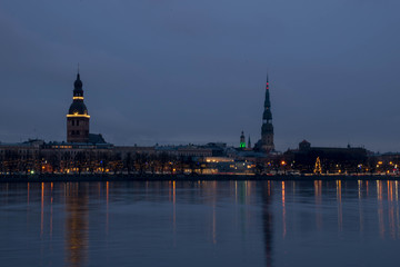 Poster - Panorama of Old Riga, Latvia