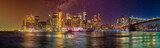 Fototapeta Nowy Jork - new york city skyline panorama manhattan travel destination manhatten