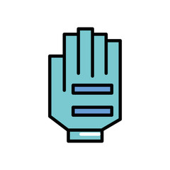 Poster - glove american football accessory icon