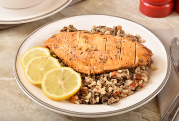 Poster - Rosemary chicken with rice