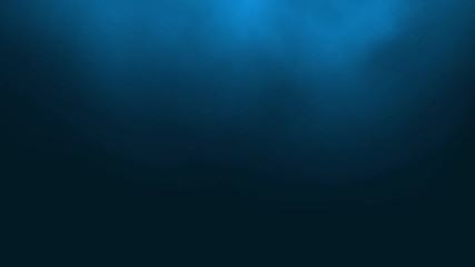 blue abstract beautiful light smoke fog effect slow motion on black background. dust particles. foot