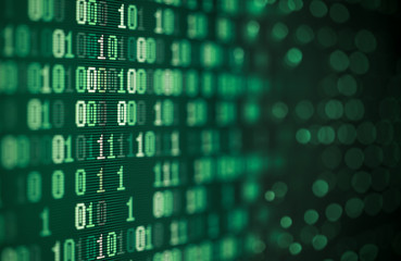 computer binary data abstract technology background