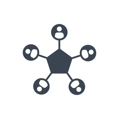 Sticker - Employee network icon