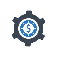 Wall Mural - Currency management icon