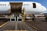 Fototapeta Sawanna - Cargo plane loading