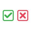 © roni - check mark icon in trendy flat design