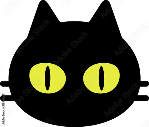 シンプルな黒猫の顔アイコン Buy This Stock Vector And Explore Similar Vectors At Adobe Stock Adobe Stock