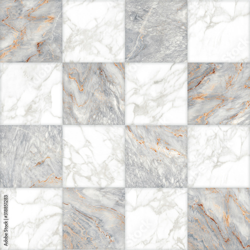 Naklejka dekoracyjna marble stone mosaic wall tile