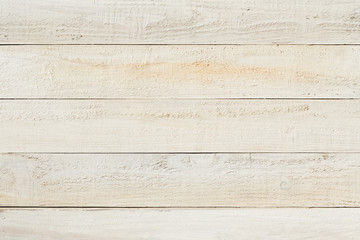 Wall Mural - white natural wood wall texture and background,Empty surface white wooden for design,Top view white table and copy space