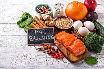 Wall Mural - Fat burning products for weight losing