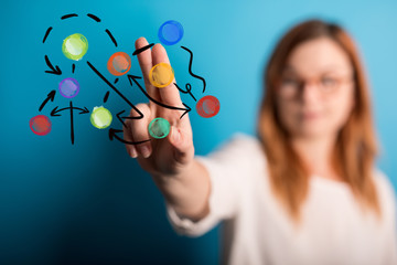 internet net and data digital concept.