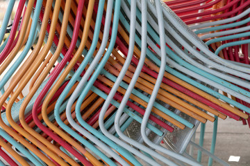 Rainbow Colorful Patio Chairs 