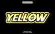 © ilhamnfs - Yellow editable text effect