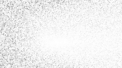 Aufkleber - Modern halftone white and grey background. Design decoration concept for web layout, poster, banner. Vector light abstract technology halftone background. Abstract geometric backdrop with polka dots.