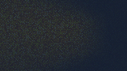 Aufkleber - Modern halftone blue and gold background. Design decoration concept for web layout, poster, banner. Vector light abstract technology halftone background. Abstract geometric backdrop with polka dots.