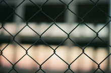 Detail Shot Of Chainlink Fence