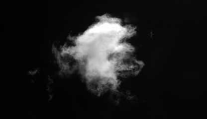 Wall Mural - Abstract fog or smoke effect black background