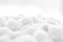 Organic Cotton Balls Background For Morning Routine, Spa Cosmetics, Hygiene And Natural Skincare Beauty Brand Product As Healthcare And Medical Design