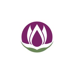 Wall Mural - Vector illustration icon of beautiful tulips with white background