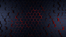 Abstract Honeycomb Background