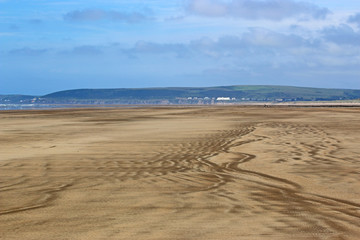 Wall Mural - Westward Ho beach in Devon	