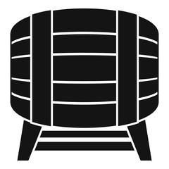 Poster - Drink barrel icon. Simple illustration of drink barrel vector icon for web design isolated on white background