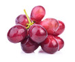 red grape isolated on white background.