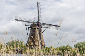 Travel in Netherlands . traditional Holland - Windmills