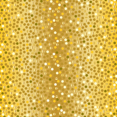 Wall Mural - gold gradient vector seamless dot pattern