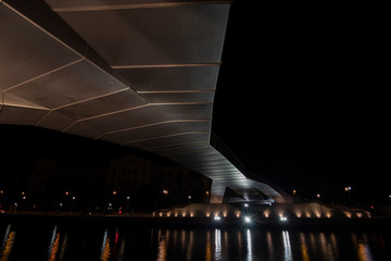 Sticker - bridge at night