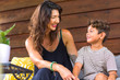 © digitalskillet1 - Portrait of a young Hispanic Mother and her son.