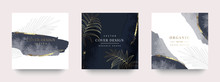 Luxury Social Media Stories And Post Template Vector Set.