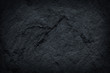 Leinwandbild Motiv Dark grey black slate stone  texture abstract background