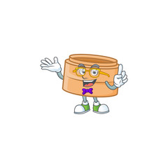 Wall Mural - cartoon character of Geek dimsum basket design