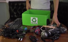 E-waste Management. Recycle And Dispose Of Household Hazardous Materials. Electronic Waste, Discarded Electrical Or Electronic Devices, Mobiles, Computers, Laptops