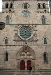 Wall Mural - Facade of  Saint Etienne Cathedral in Cahors, Occitanie, France