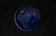 © sdecoret - View of planet Earth at night with cities lights on Europe and Africa 3D rendering elements of this image furnished by NASA