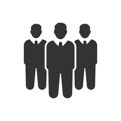 Wall Mural - Business team icon