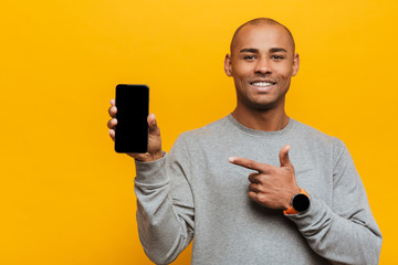 Wall Mural - Portrait of an attractive confident casual young man