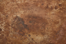 Top View Of Background With Brown Stone Texture