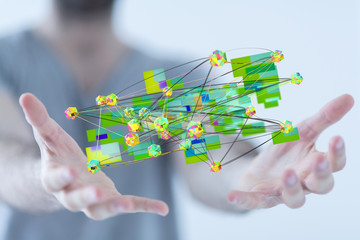 using cloud technology to send and receive files.