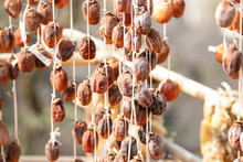 Dates Hang In The Sun To Dry In China
